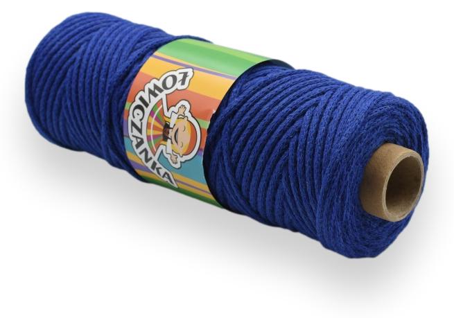 Bomullssnor 2 mm- KORNBLÅ