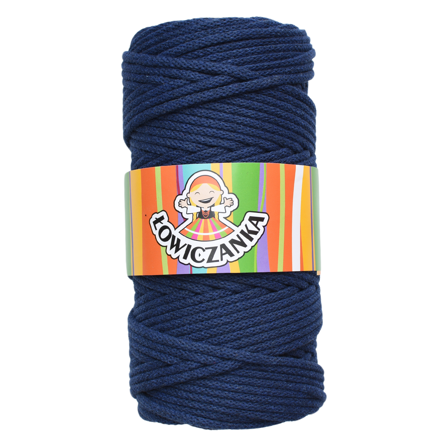 Bomullssnor 5 mm/100m - JEANS