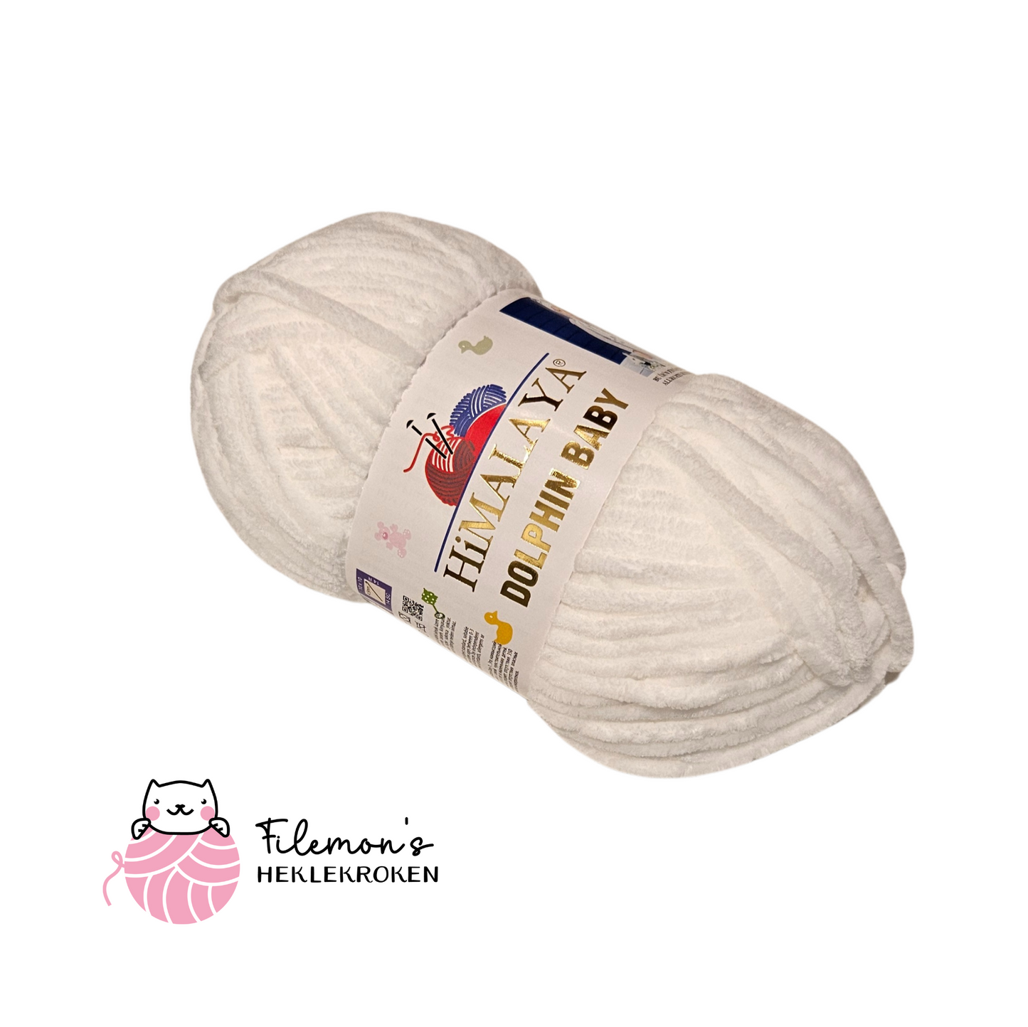 Himalaya Dolphin Baby- HVIT 80301