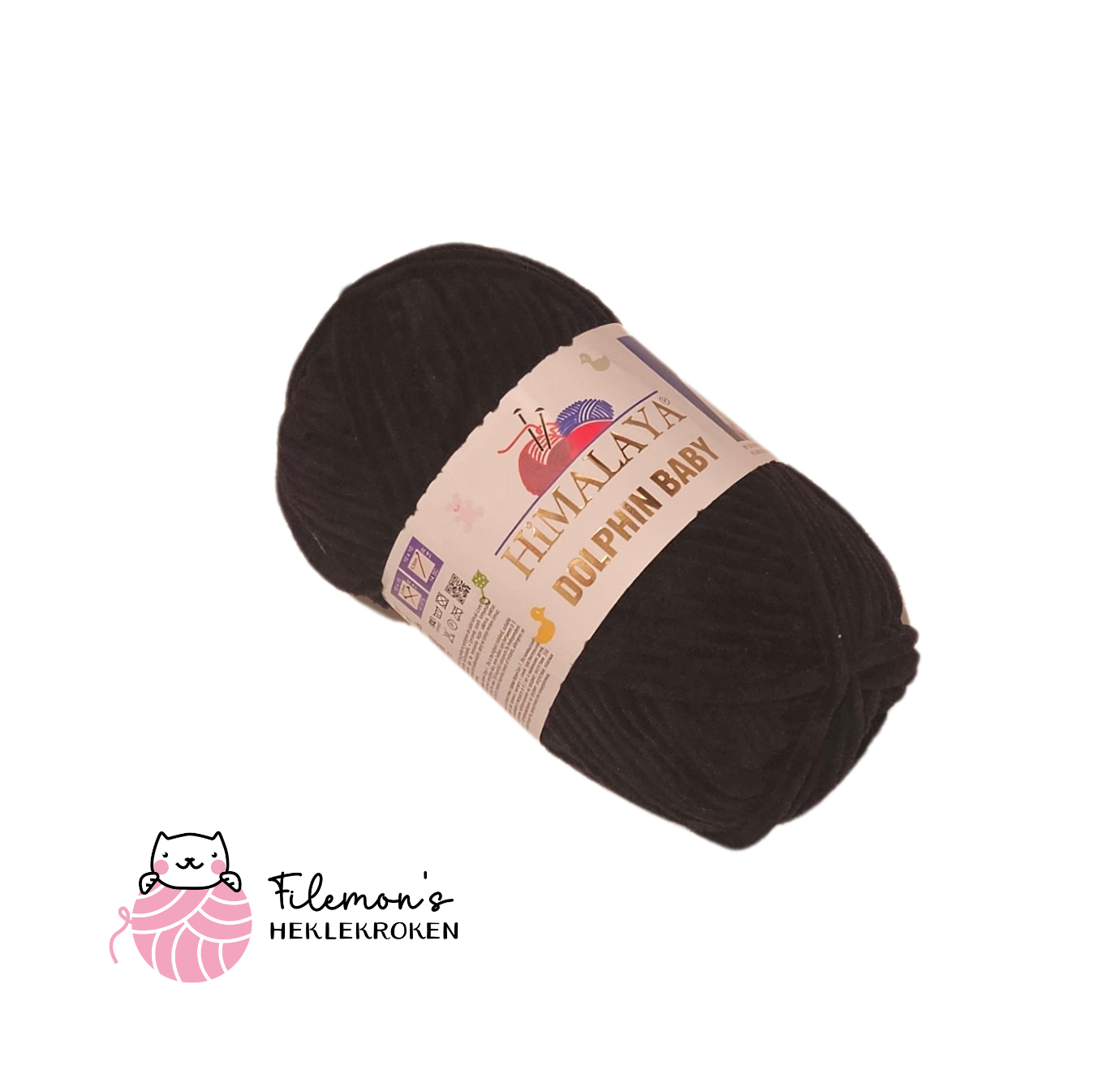 Himalaya Dolphin Baby- SVART 80311