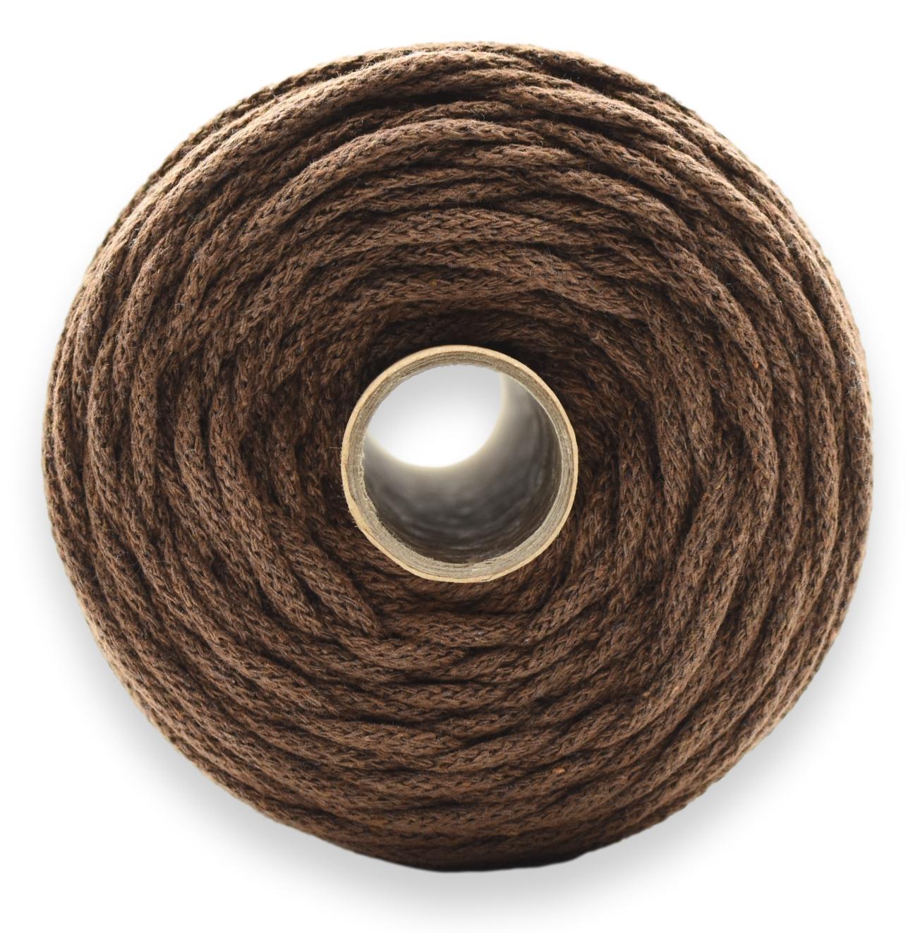 Bomullssnor 3 mm- SJOKOLADE 017