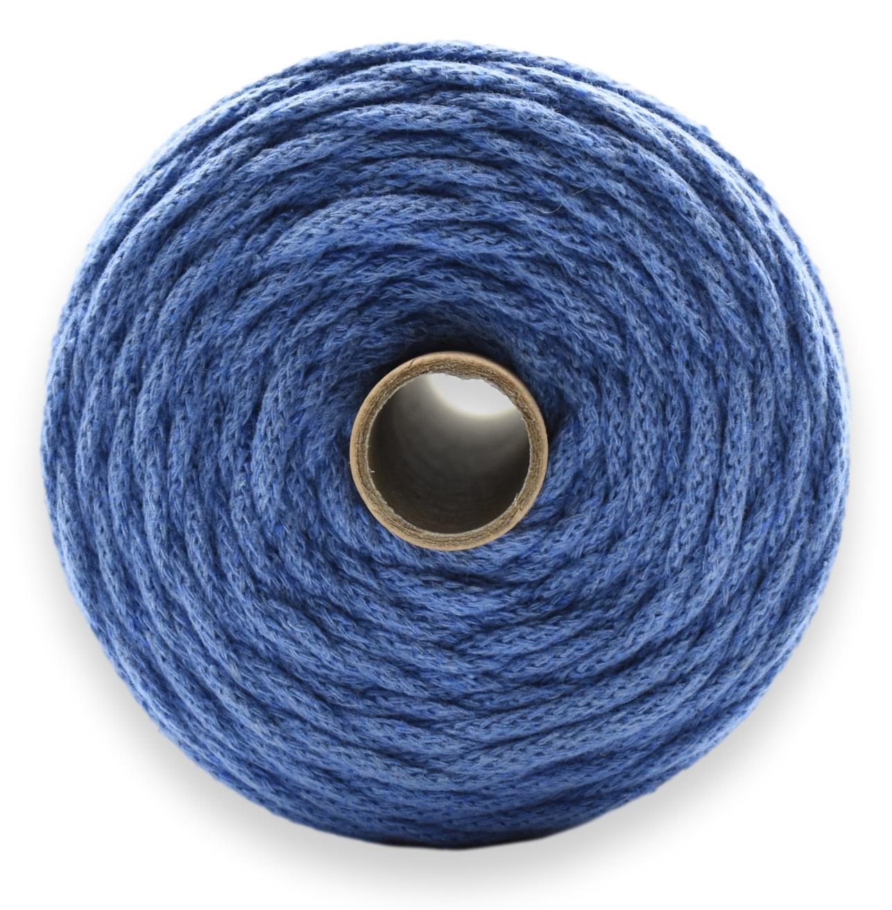 Bomullssnor 5 mm/100m - BLÅ 008
