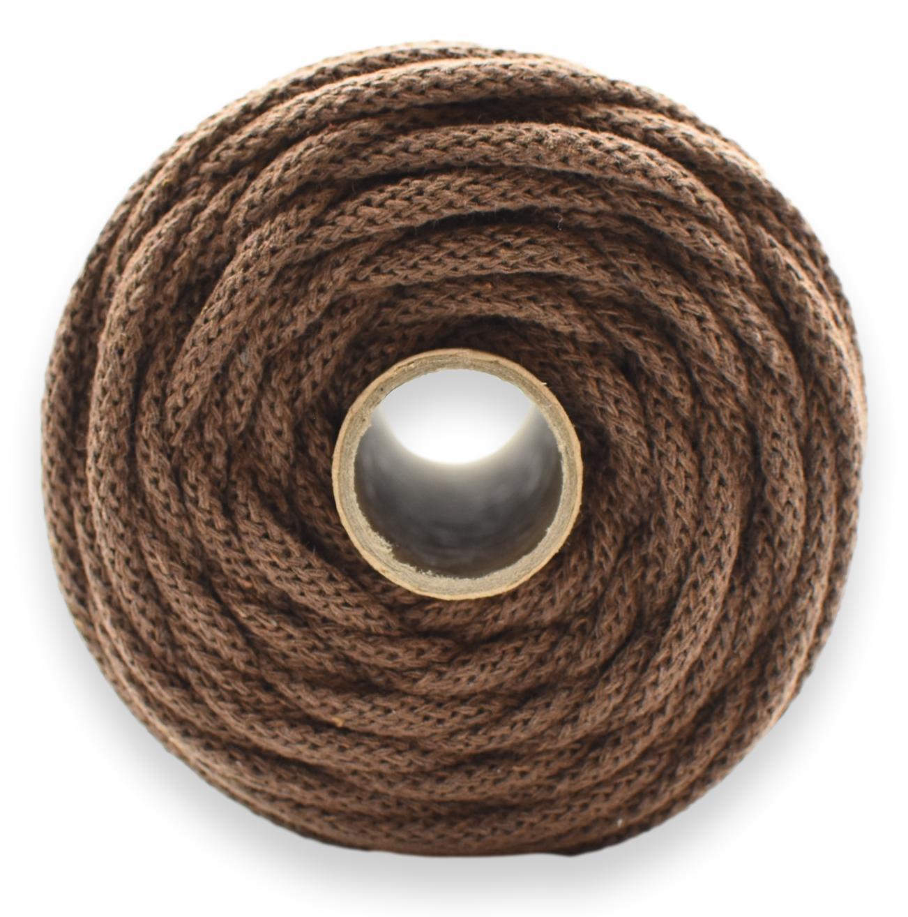 Bomullssnor 5 mm/100m - SJOKOLADE 017