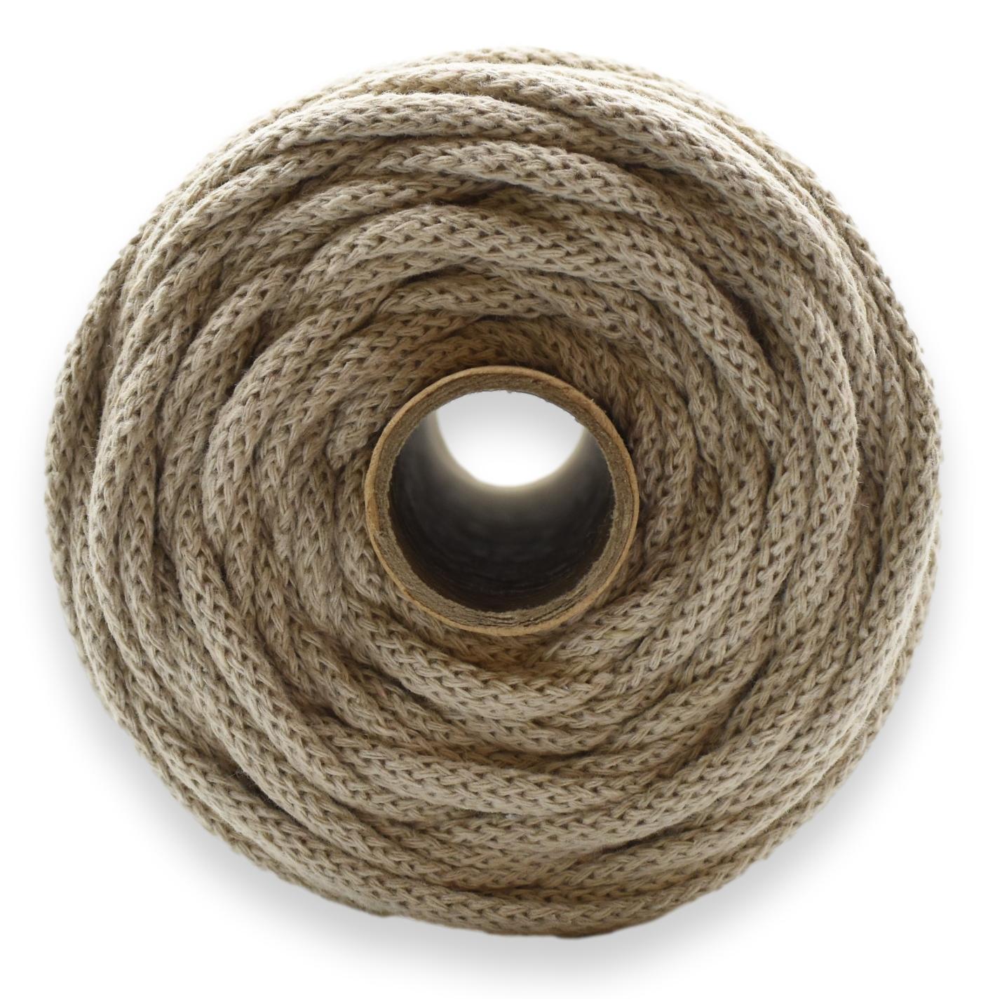Bomullssnor 5 mm/100m - SAND 036