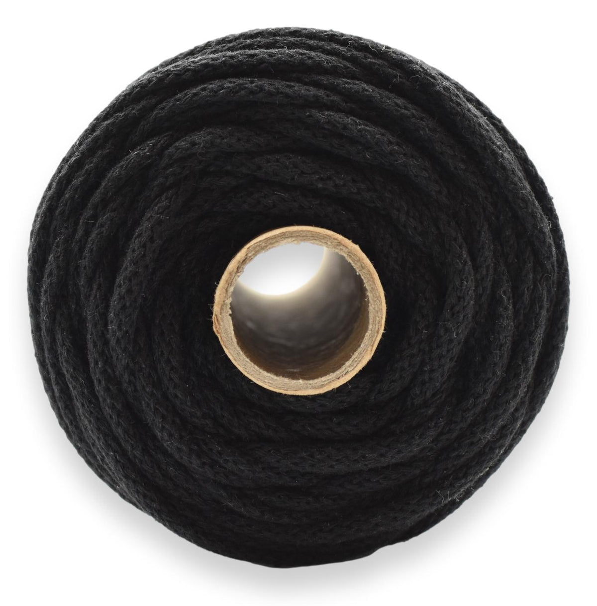 Bomullssnor 5 mm/100m - SVART