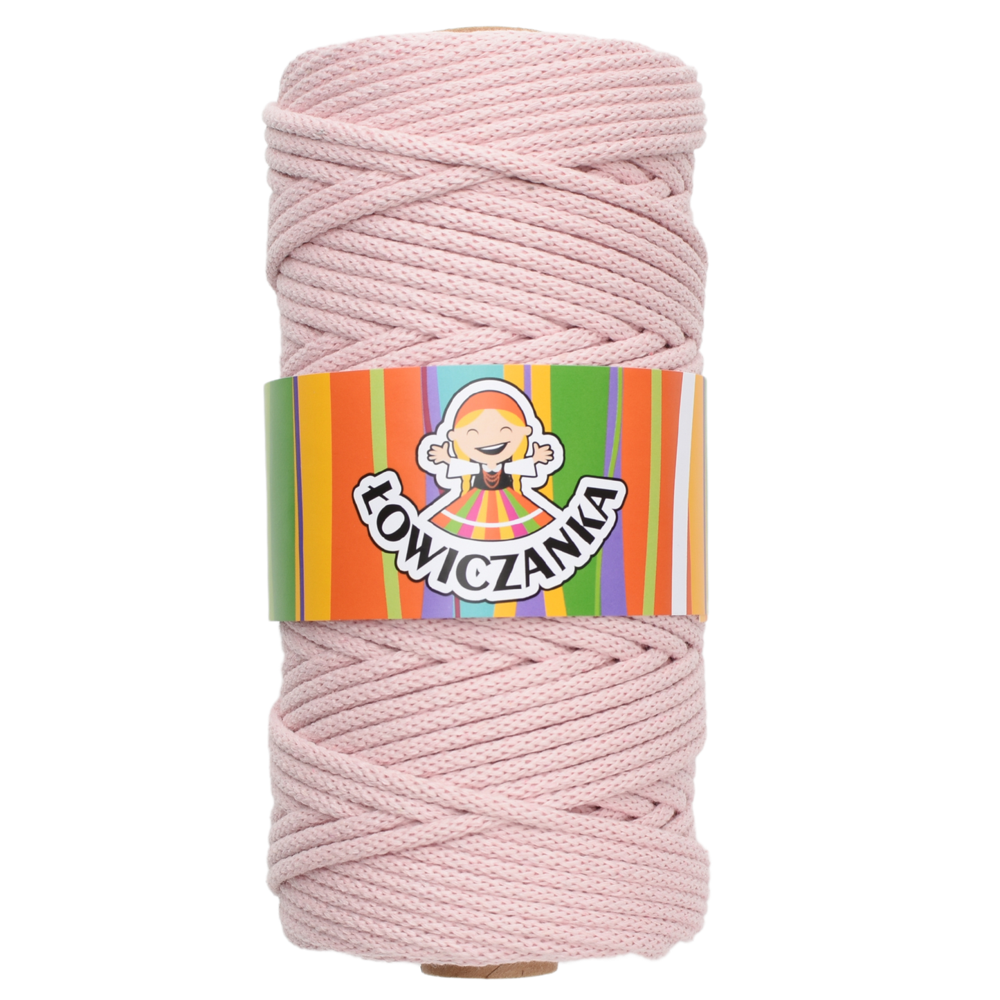 Bomullssnor 5 mm/100m - CANDYROSA 052