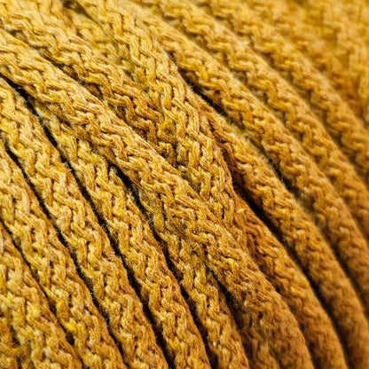 SyTau – Ekstra stiv bomullssnor med polyesterkjerne – 5 mm/100 meter, SENNEP 79