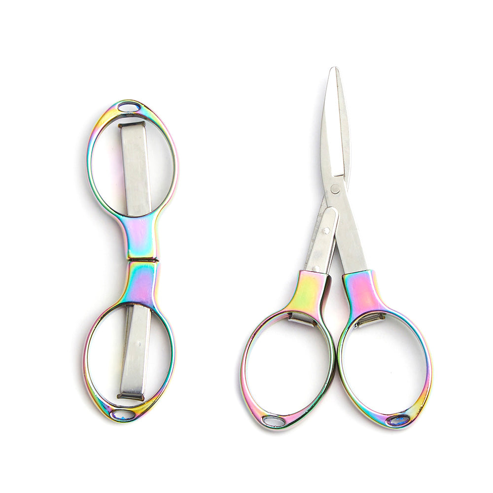 KnitPro Mindful sammenlegbar saks- rainbow