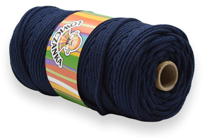 Bomullssnor 5 mm/100m - JEANS
