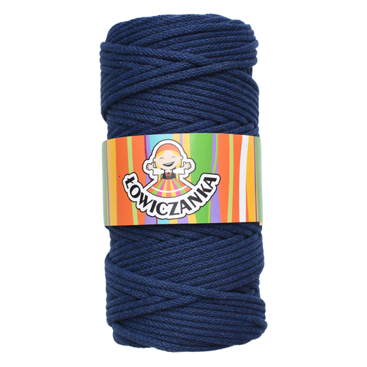 Bomullssnor 5 mm/100m - JEANS