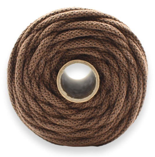 Bomullssnor 5 mm/100m - SJOKOLADE 017