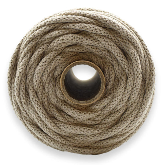 Bomullssnor 5 mm/100m - SAND 036
