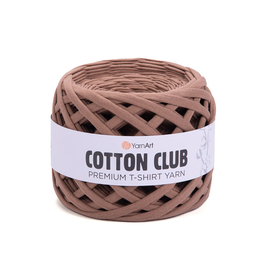 YarnArt Cotton Club- premium stoffgarn 7307 MINK MELKESJOKOLADE