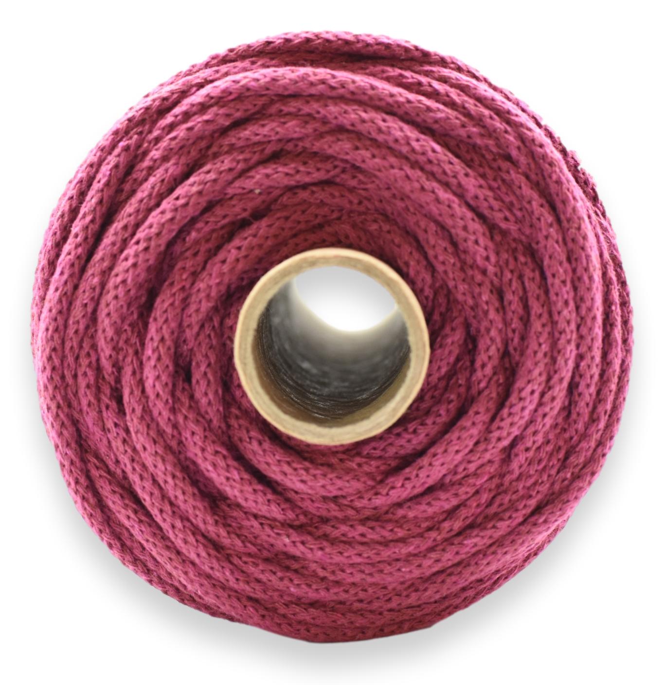 Bomullssnor 5 mm/100m - BLÅBÆR 040