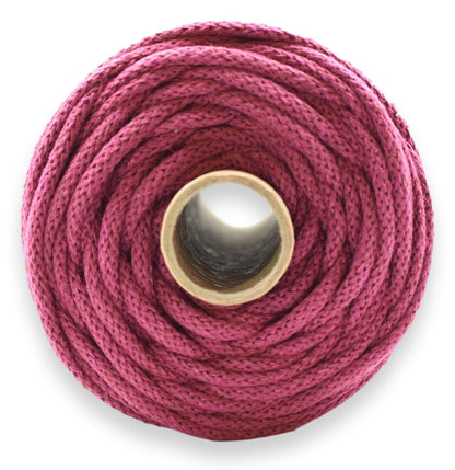 Bomullssnor 5 mm/100m - BLÅBÆR 040