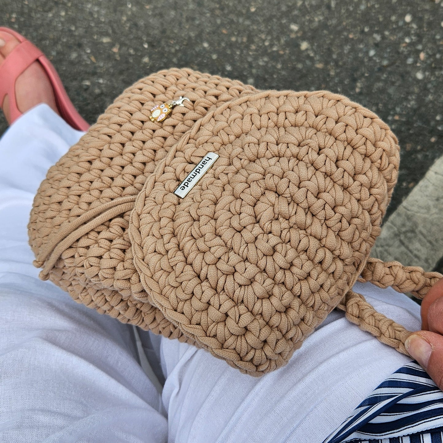 Heklet "Mini sekk"