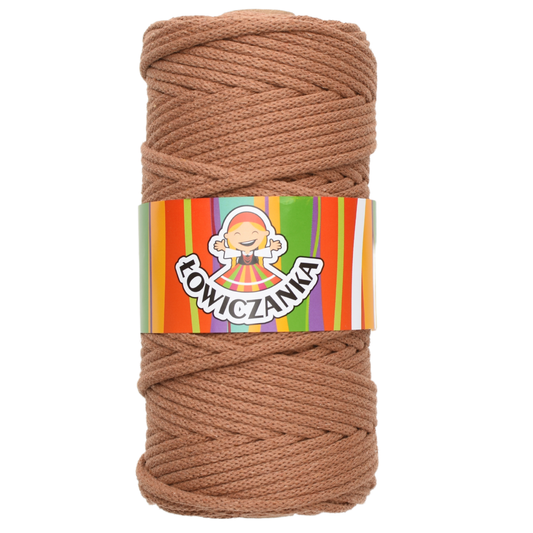 Bomullssnor 5 mm/100m - TOFFEE