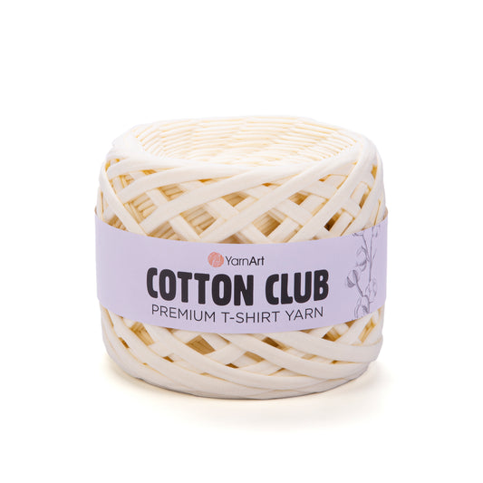 YarnArt Cotton Club- premium stoffgarn 7348 VANILLA
