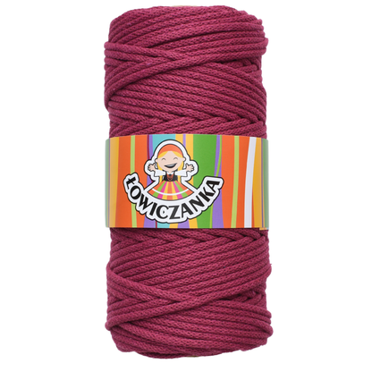 Bomullssnor 5 mm/100m - BLÅBÆR 040