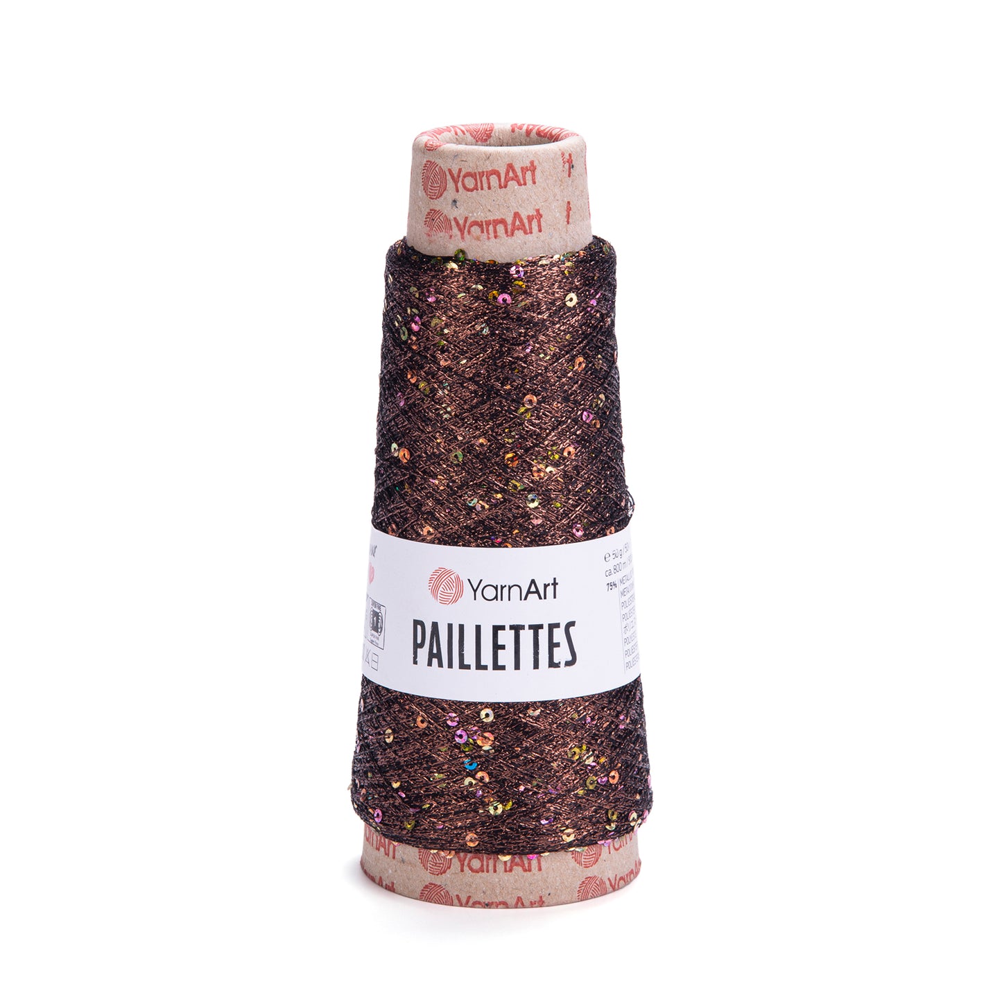YarnArt Paillettes 8007 RUST/BRUN