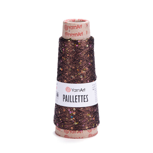 YarnArt Paillettes 8007 RUST/BRUN