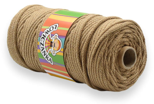Bomullssnor 5 mm/100m - WHISKEY 034