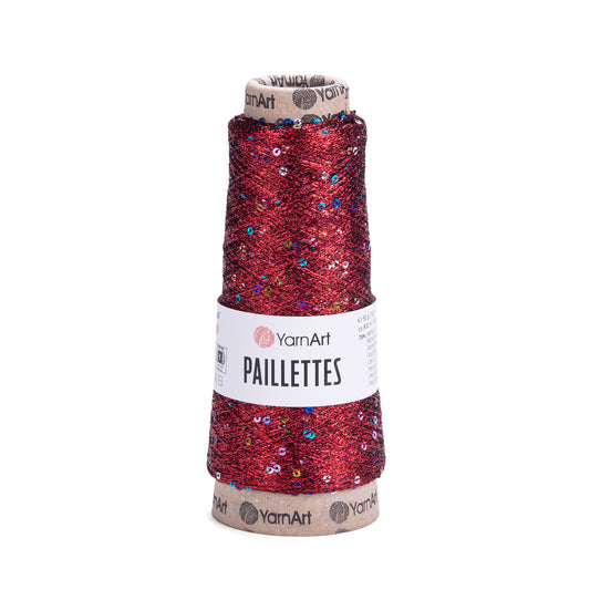 YarnArt Paillettes 8006 RØD