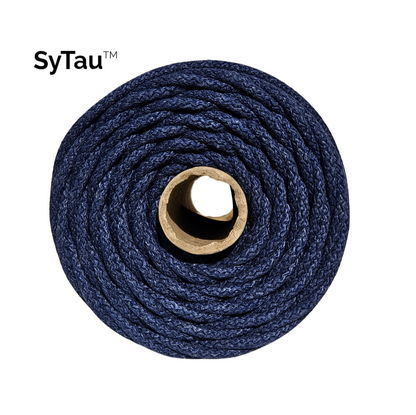SyTau – Ekstra stiv bomullssnor med polyesterkjerne – 5 mm/100 meter, JEANS 77