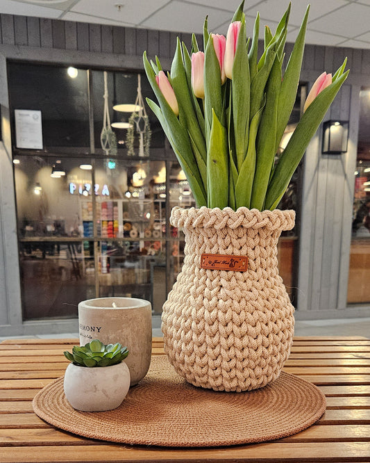 Hekleoppskrift "Vase" PDF