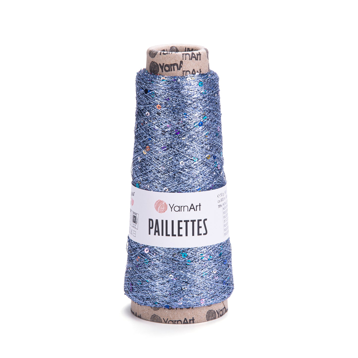 YarnArt Paillettes 8003 BLÅ