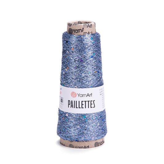 YarnArt Paillettes 8003 BLÅ