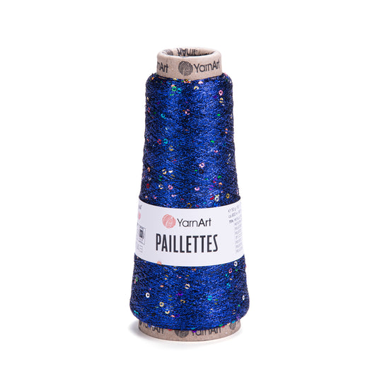 YarnArt Paillettes 8008 KONGEBLÅ