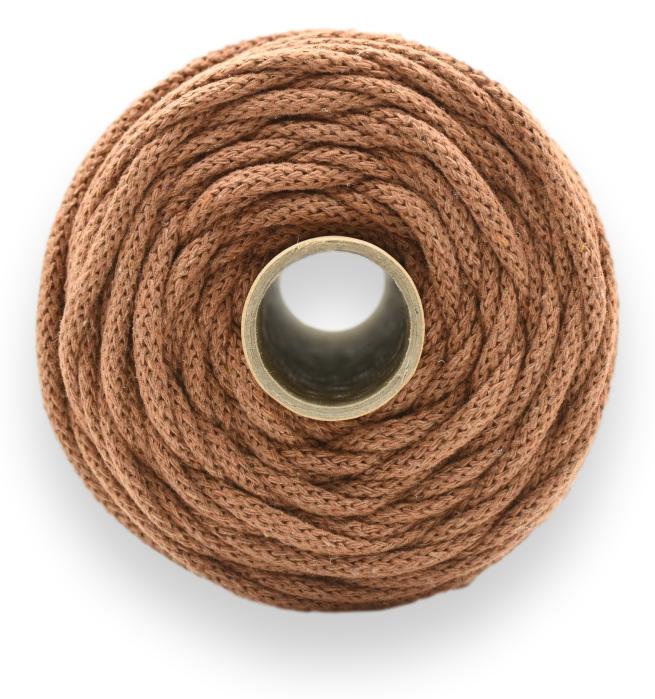 Bomullssnor 5 mm/100m - TOFFEE