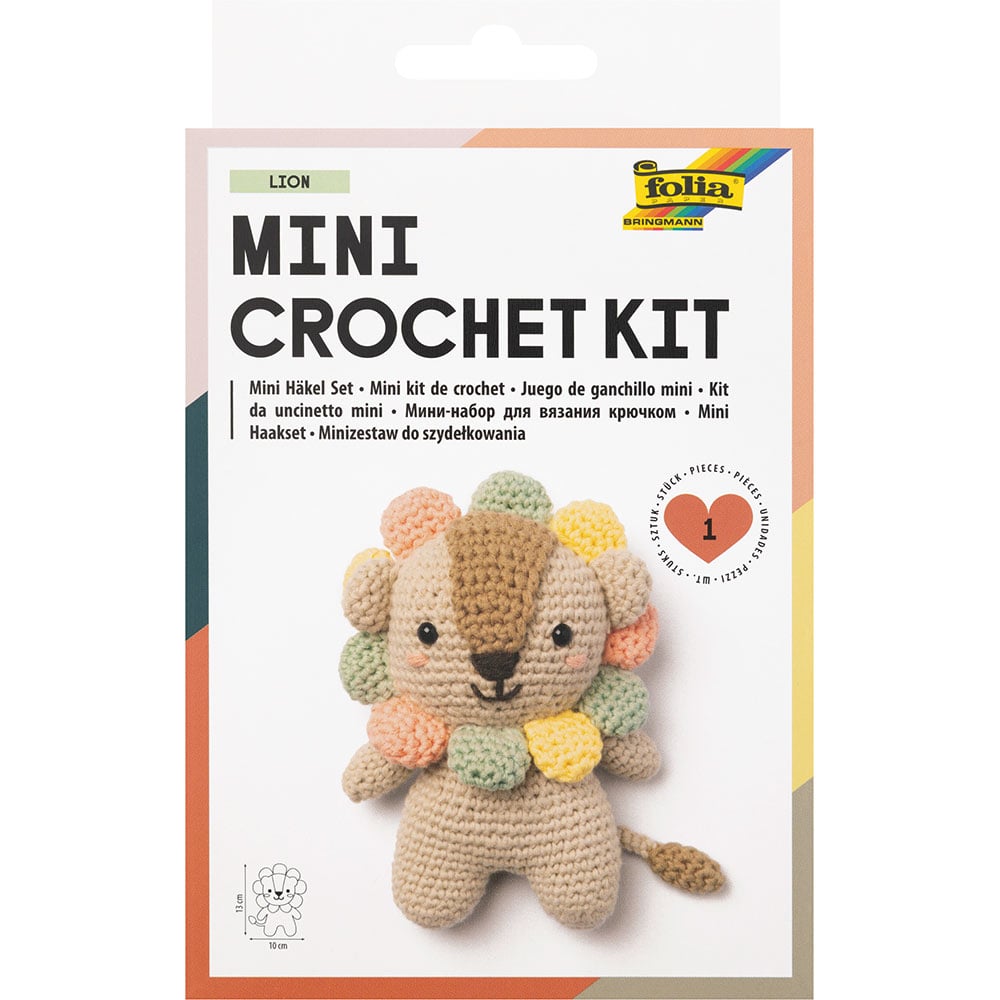 Mini heklesett - LØVE