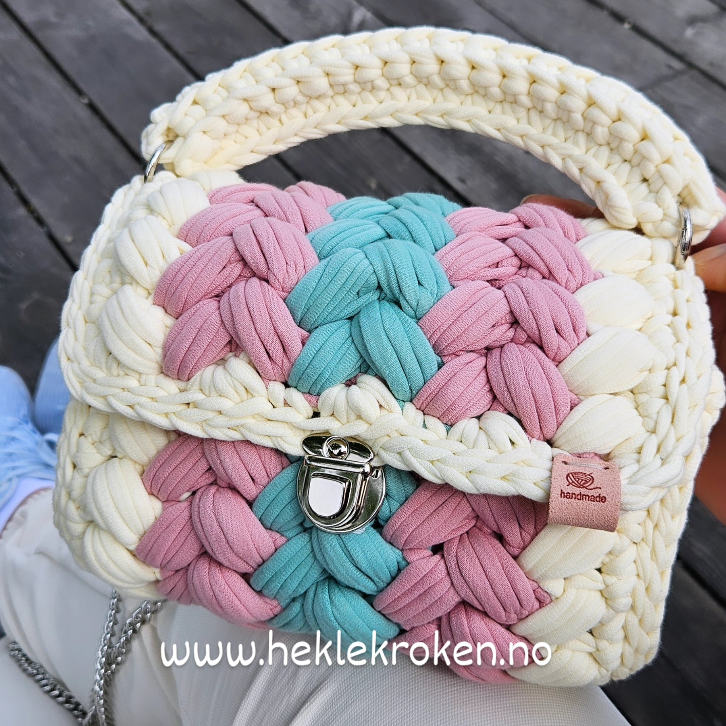 Heklet "Puff veske"